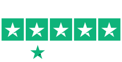 Trustpilot 5 stjerner