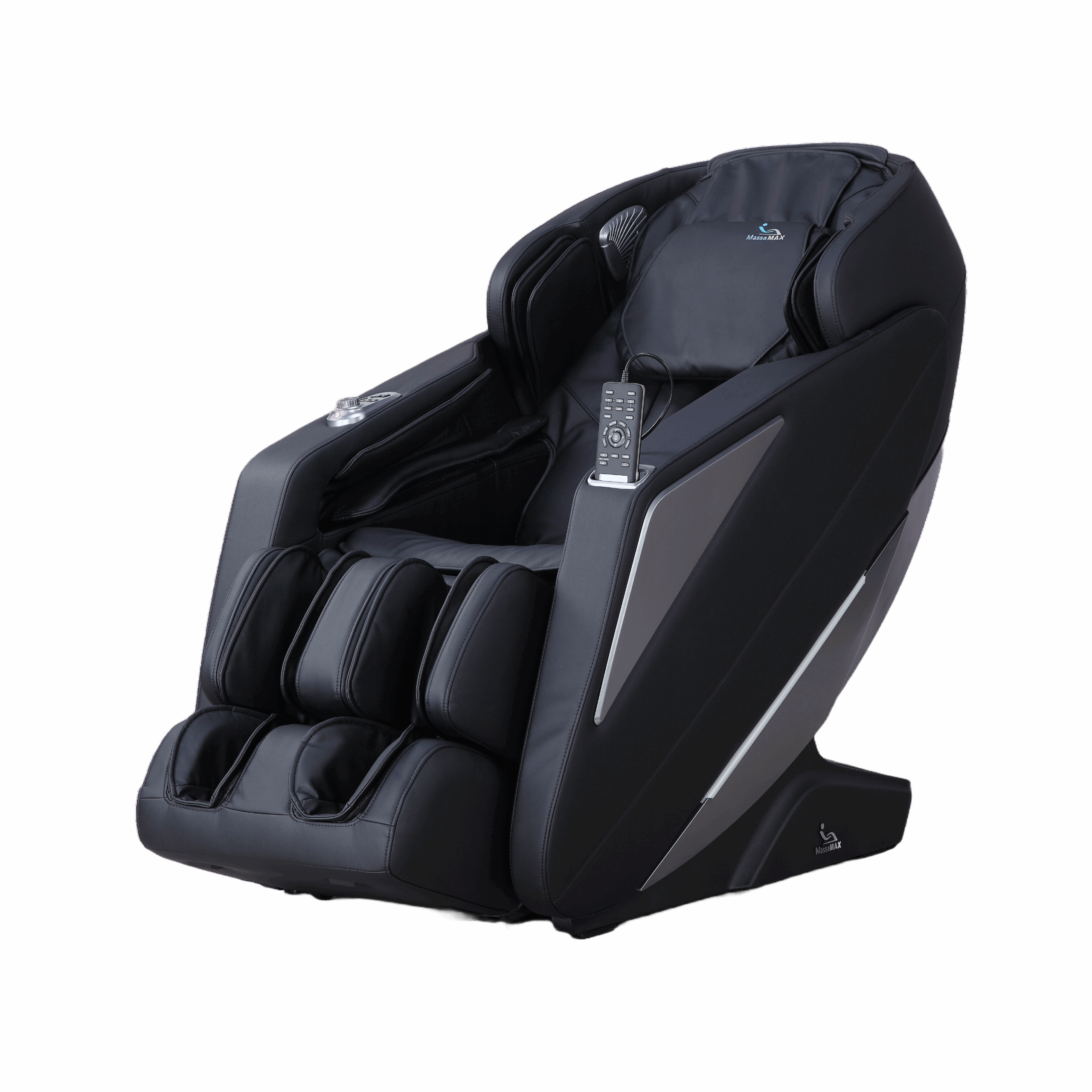 Carelax Commander Massagestol Sort